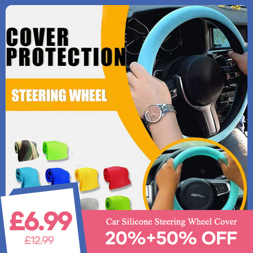 Car Silicone Steering Wheel Cover