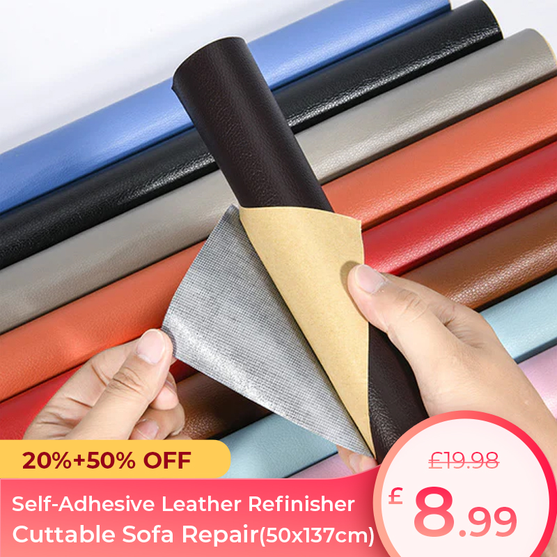 Self-Adhesive Leather Refinisher Cuttable Sofa Repair(50x137cm)