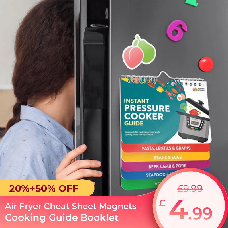 Air Fryer Cheat Sheet Magnets Cooking Guide Booklet