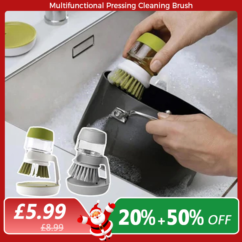 Multifunctional Pressing Cleaning Brush