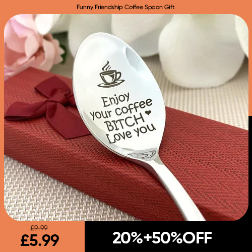 😂Funny Friendship Coffee Spoon Gift🎁