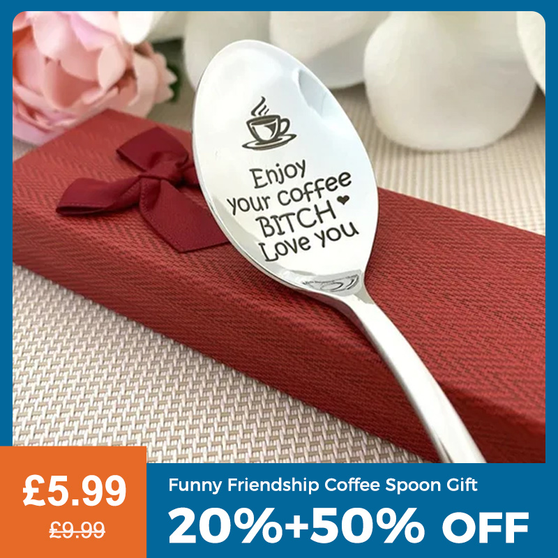 😂Funny Friendship Coffee Spoon Gift🎁